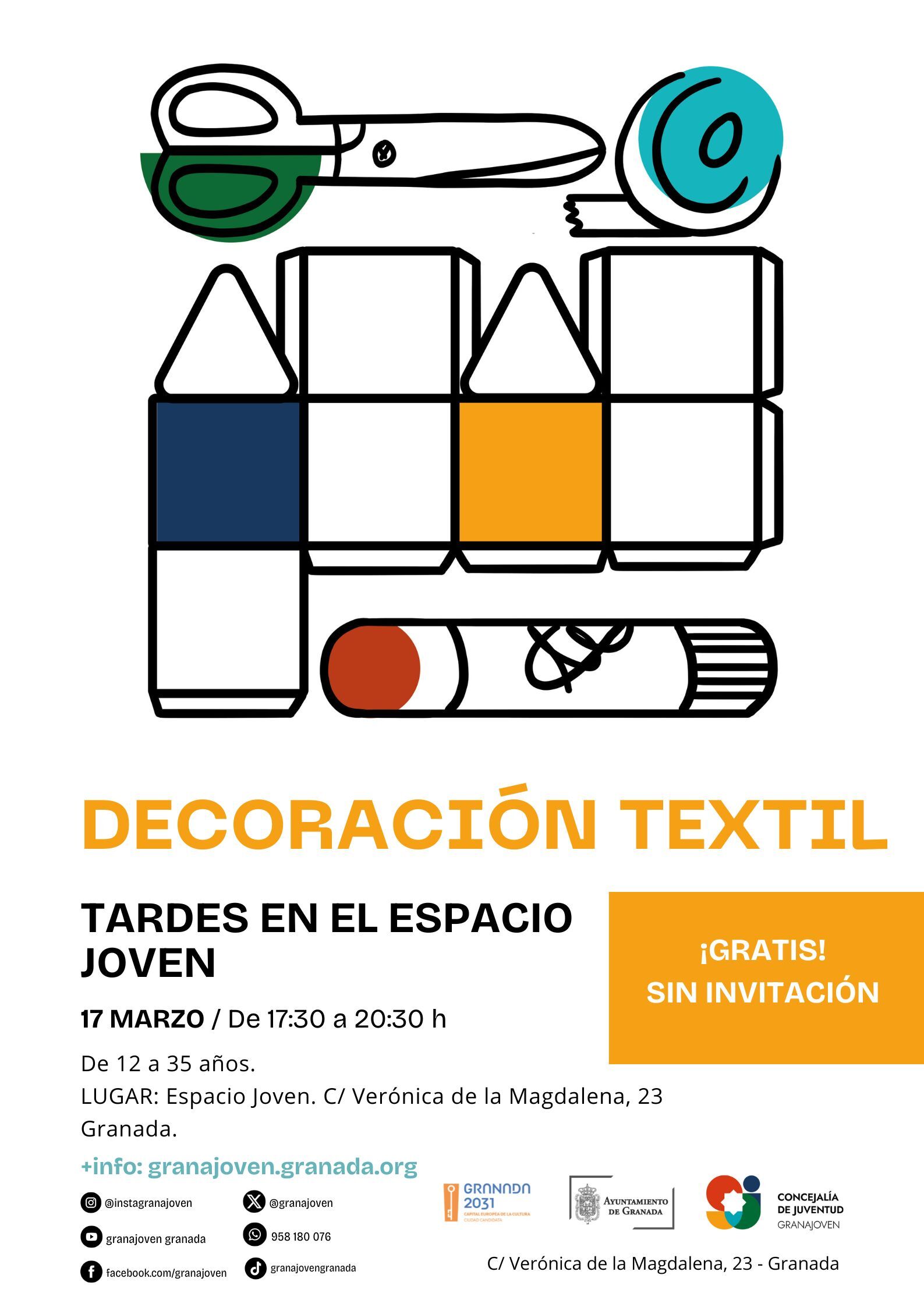Tardes en el Espacio Joven - Taller de decoraci�n textil